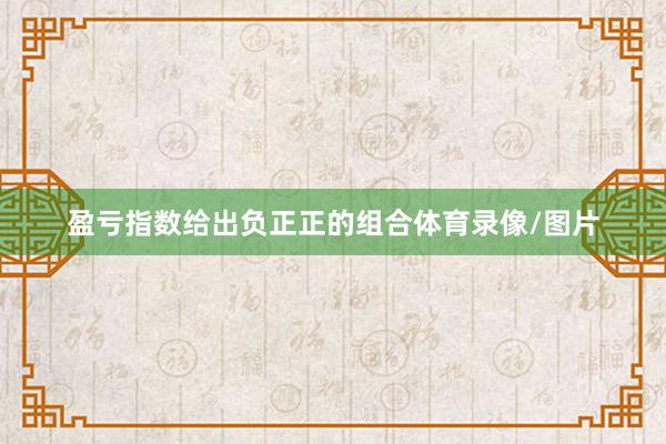 盈亏指数给出负正正的组合体育录像/图片