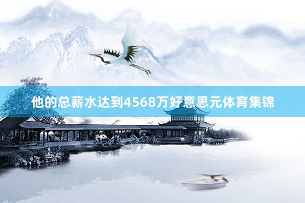 他的总薪水达到4568万好意思元体育集锦