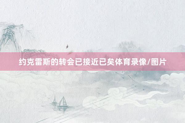 约克雷斯的转会已接近已矣体育录像/图片