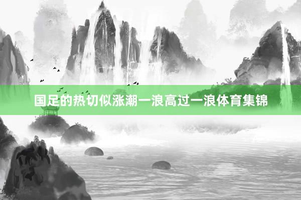 国足的热切似涨潮一浪高过一浪体育集锦