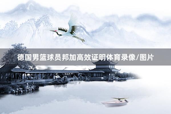 德国男篮球员邦加高效证明体育录像/图片