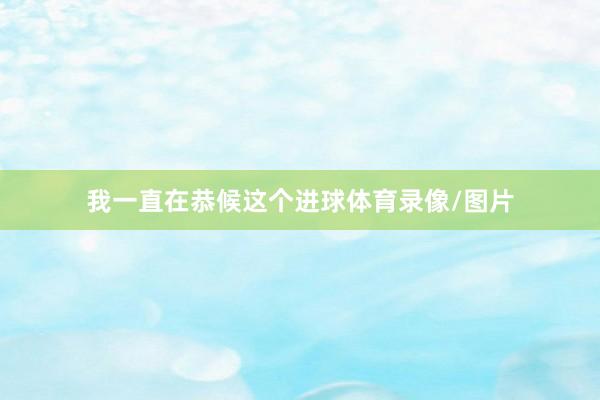 我一直在恭候这个进球体育录像/图片