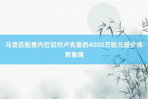 马竞匹配费内巴切对卢克曼的4000万欧元报价体育集锦