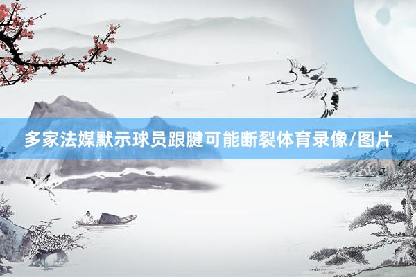 多家法媒默示球员跟腱可能断裂体育录像/图片