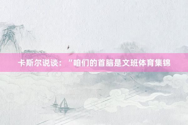 卡斯尔说谈：“咱们的首脑是文班体育集锦