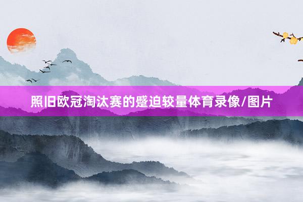 照旧欧冠淘汰赛的蹙迫较量体育录像/图片