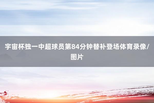 宇宙杯独一中超球员第84分钟替补登场体育录像/图片